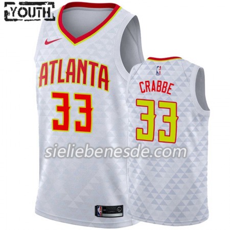 Kinder NBA Atlanta Hawks Trikot Allen Crabbe 33 Nike 2019-2020 Association Edition Swingman